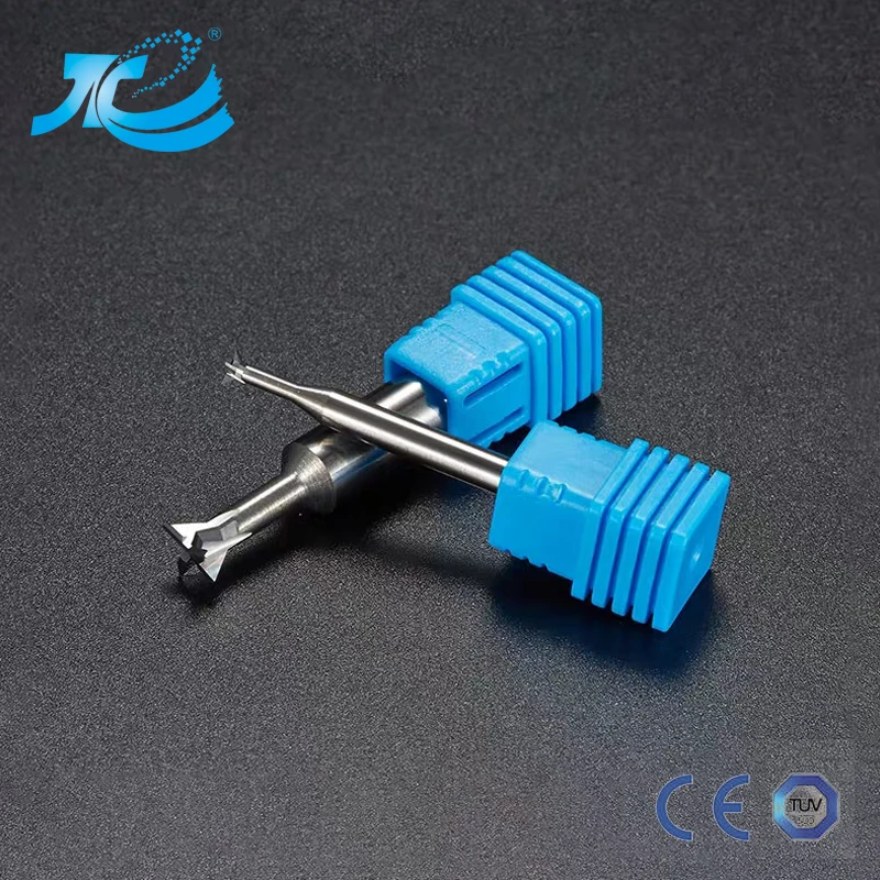 10 шт. Фрезы из вольфрамового карбида 45 градусов для выполнения фасок на ЧПУ-фрезере из металла D2-12 мм.