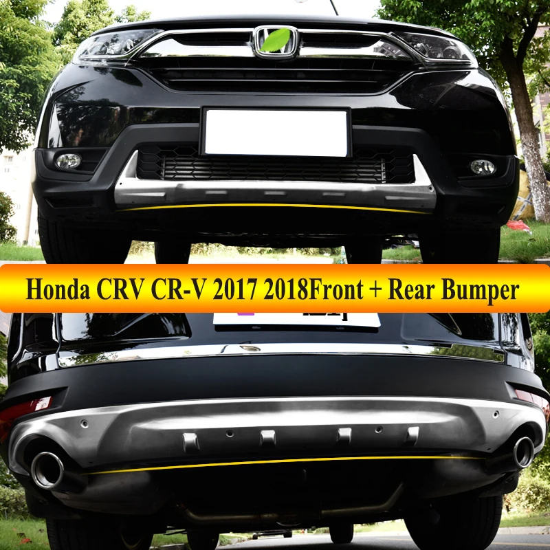JIOYNG Подходит для Honda CRV CR V 2017 2018 Передний + задний бампер диффузор бамперы защита