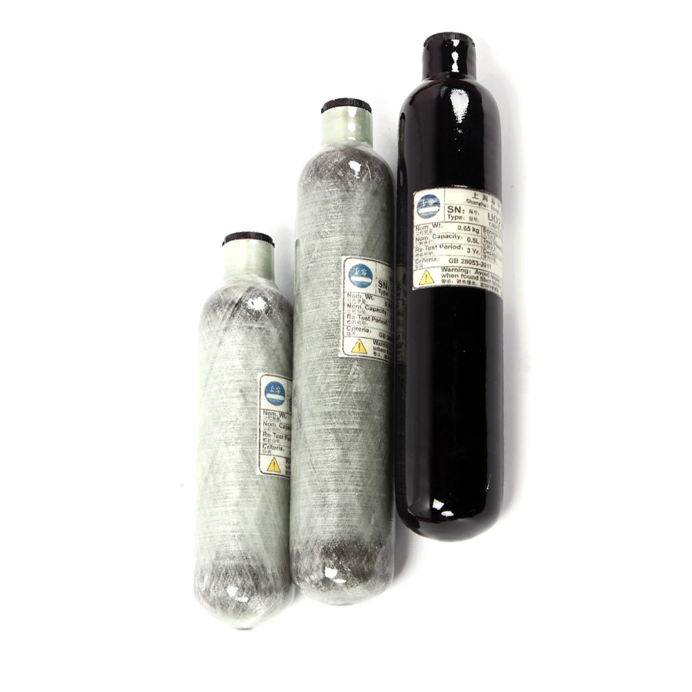 PCP Пейнтбол Airsoft бак высокого Давление углеродного волокна Танк 0.35L/0.5L гПа цилиндр