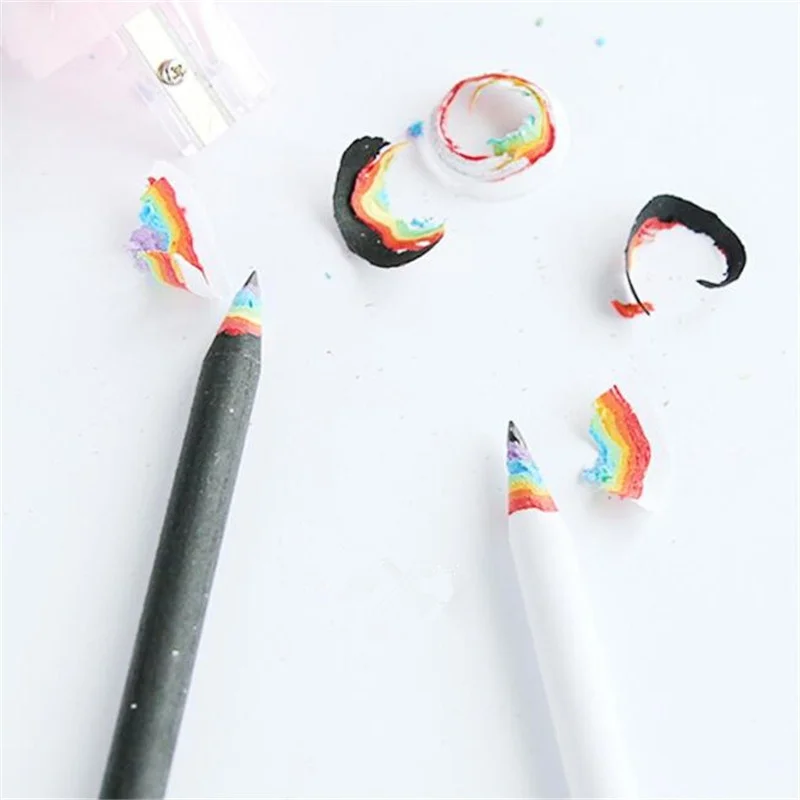 2 шт./компл. канцелярские Радуга HB карандаш студентов письма школьные