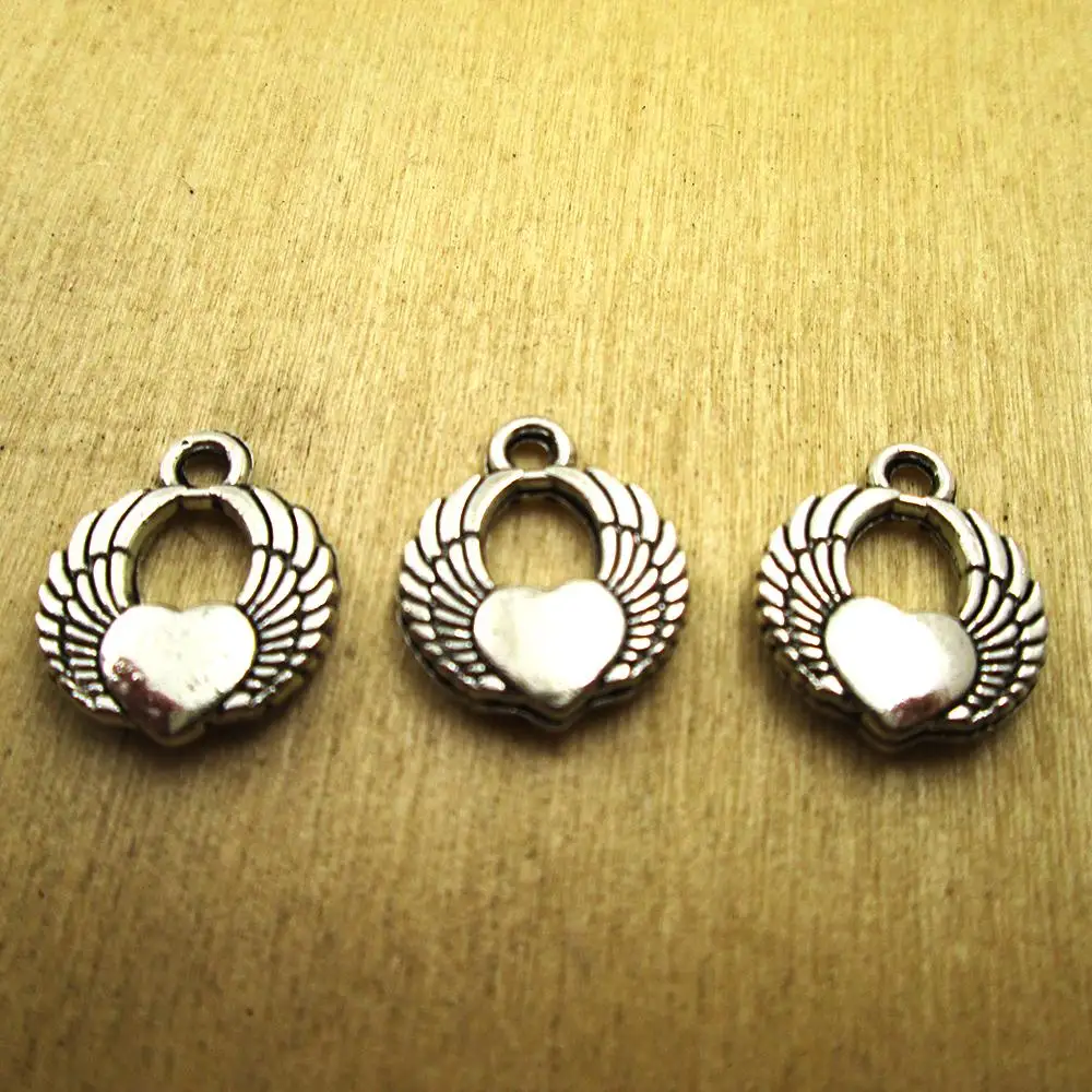 20 шт. подвеска в виде сердца 15 х15 мм |