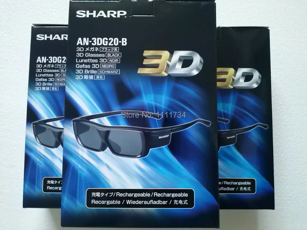 Активный затвор 3D очки для SHARP активного домашнего ТВ Бесплатная доставка|3d