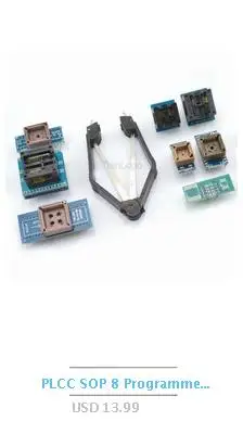 Универсальный USB программатор EEPROM Flash SPI биос 24/25/BR90/93+ чипы+ программное обеспечение для SOFI SP8 серии