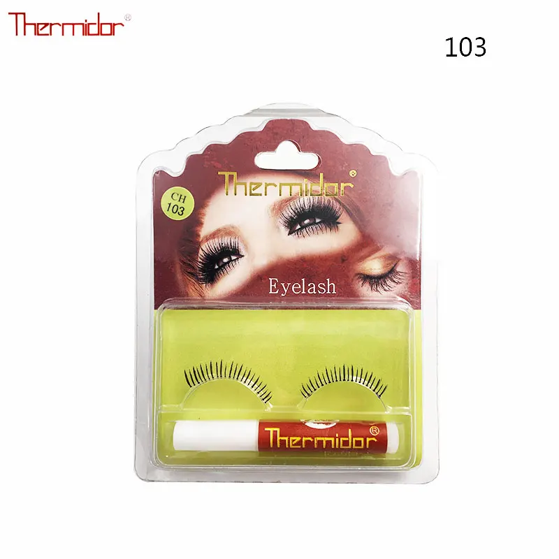 Thermidor 1 партия/коркор. натуральные накладные ресницы нижние ручной работы