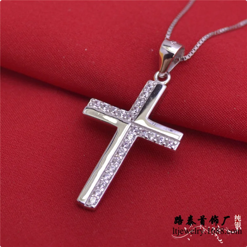 LSP898 ожерелье ювелирных изделий 925 подвески серебряный крест |cross pendant necklace|jewelry