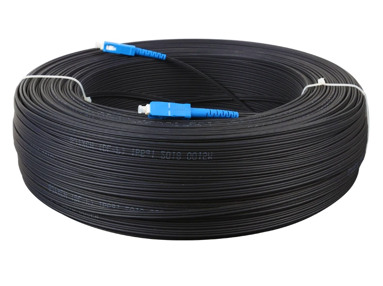 50 м наружный Волоконно-Оптический FTTH капельный кабель патч-корд SC в SC Simplex SM 200 м капельный кабель патч-корд