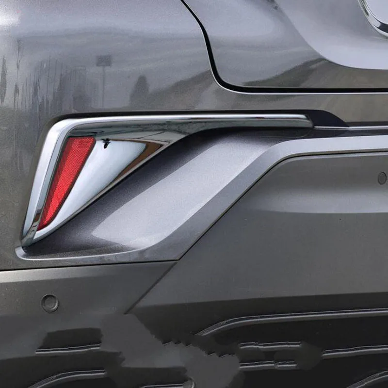 Бесплатная доставка для TOYOTA C-HR 2017 2 шт. АБС ХРОМ Высокое качество автомобильная