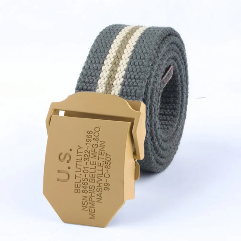 Брезентовый мужской ремень Мужская одежда аксессуары пряжки повседневные