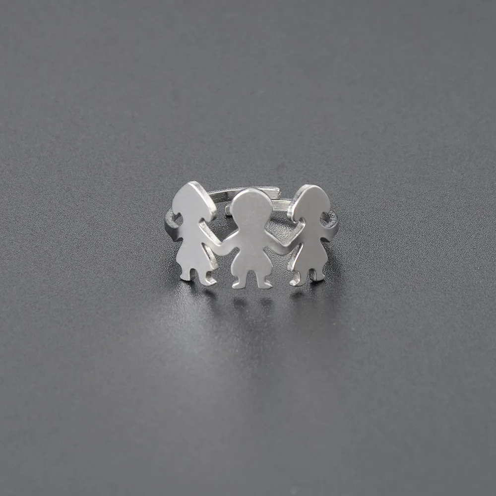 Новые одинаковые комплекты для семьи кольцо детей девочек и мальчиков детские