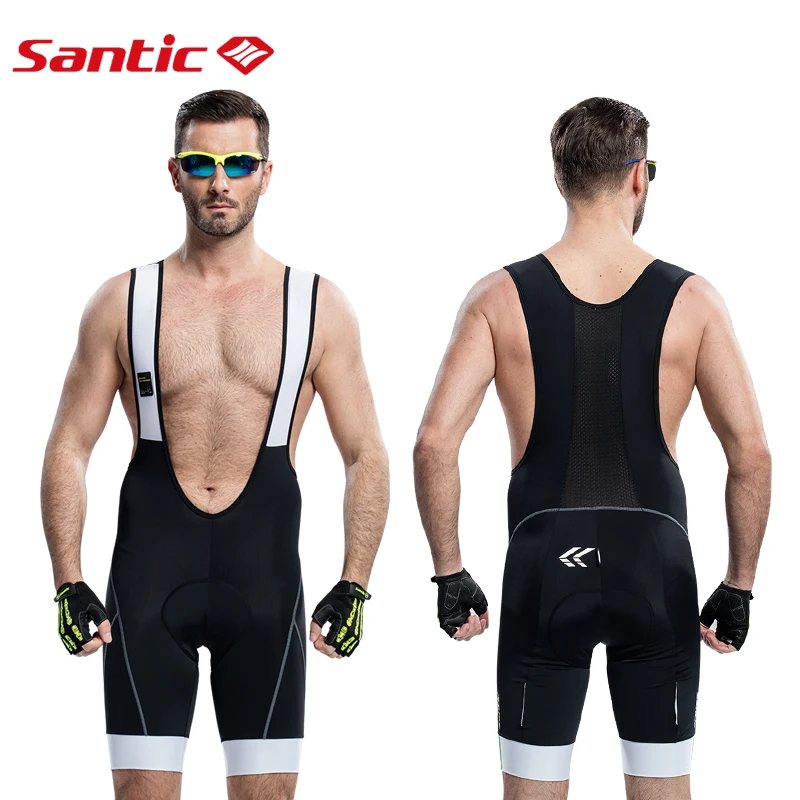 Santic мужской короткий велосипедный нагрудник s MTB мягкий дышащий Горный Дорожный