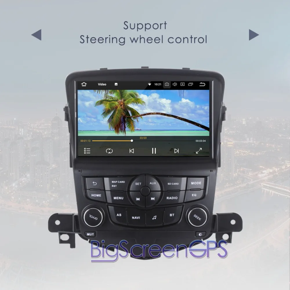 Автомагнитола 1 Din Android 8 0 7 GPS для Chevrolet Cruze 2008 2009 2010 2011 2012 ОЗУ 4 Гб ПЗУ 32 ГБ