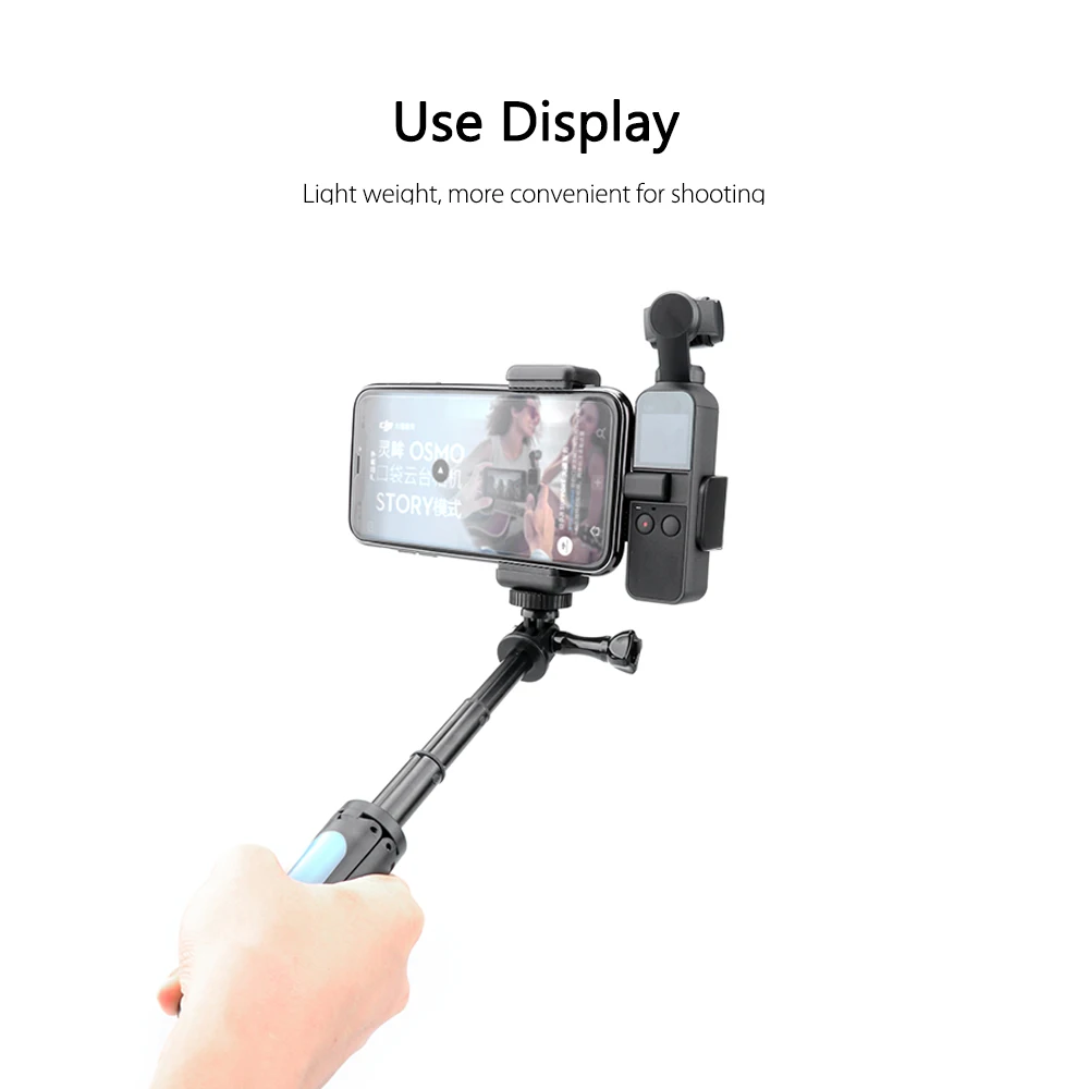 Карманный штатив Vamson для DJI OSMO держатель телефона с интерфейсом холодного