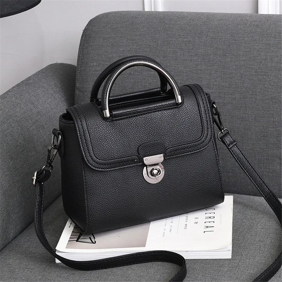 2017 Женщин Сумка Saffiano сумки Женщины Кожа Пригородных Офис Кольцо сумка женская