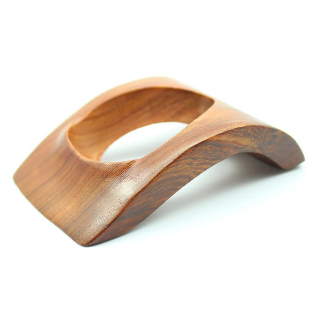 1X ручной работы твердая палисандр природа красное дерево деревянная Портативная