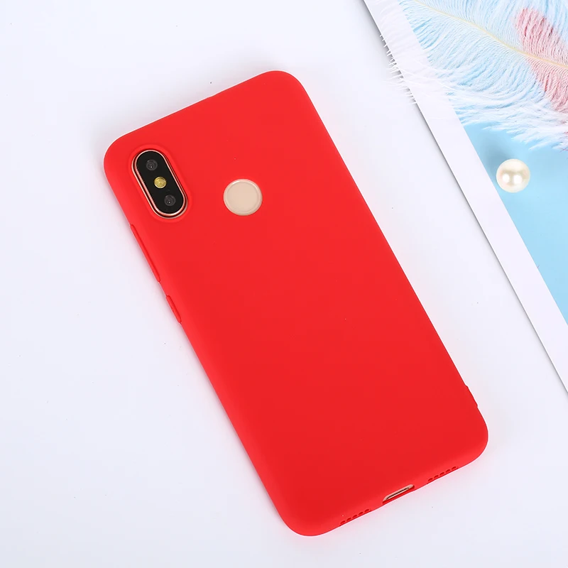 Цветной ТПУ силиконовый чехол для Xiao mi Red mi Note 5 6 7 Pro Red mi 6 Pro 6A 5Plus матовый чехол для Xiaomi mi 8 SE mi A2 Lite A1