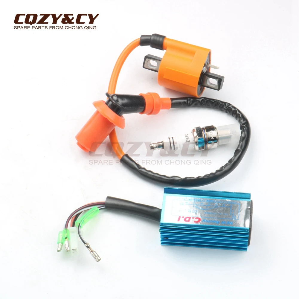Высокая производительность гонки CDI & свечи зажигания и Катушка для JOG 50cc 90cc 1PE40QMB