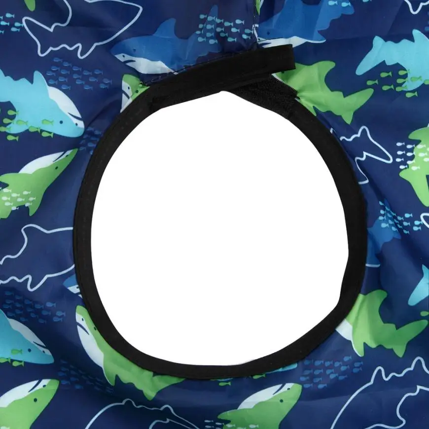 1 шт. синяя детская водонепроницаемая ткань для стрижки волос салона