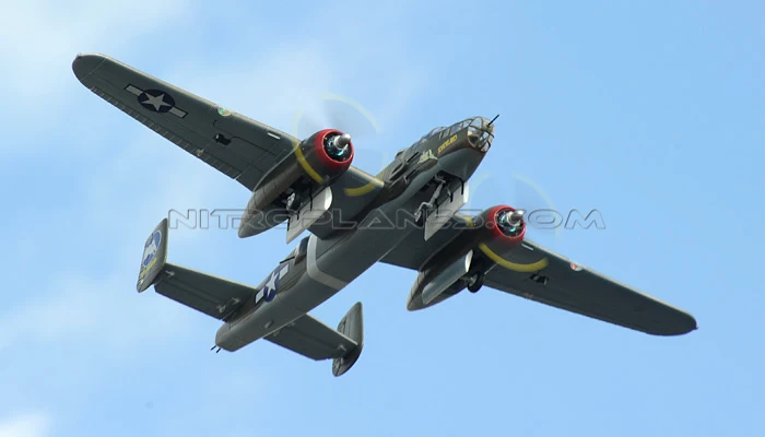 FMS 1400 мм/1 4 м Gaint Warbird B 25/B25 Mitchell Green новейшая версия PNP большие масштабные