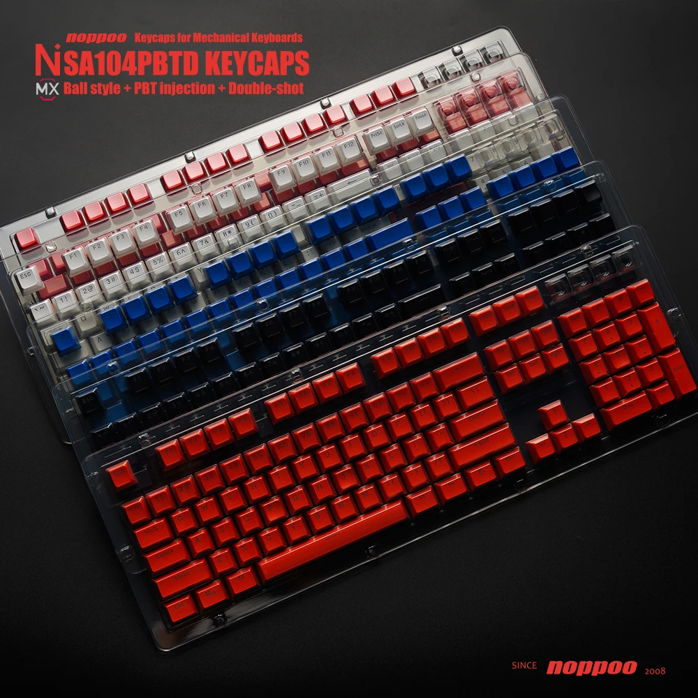 Двухсторонние колпачки для ключей 104 клавиши ANSI макет PBT SA профиль с подсветкой Keycap механической игровой