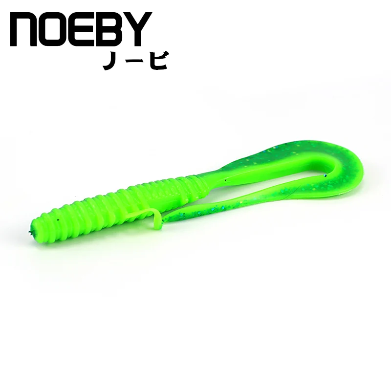 NOEBY 6 шт./лот Мягкая приманка 80 мм/2 5 г U образная для рыбной ловли искусственная