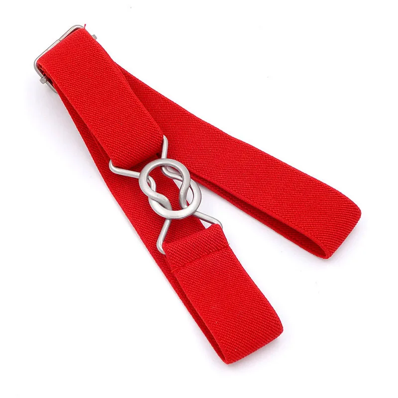 Stretch elastic children with 8 - word fastening leisure simple boy and girl belts FY18101901 | Аксессуары для одежды