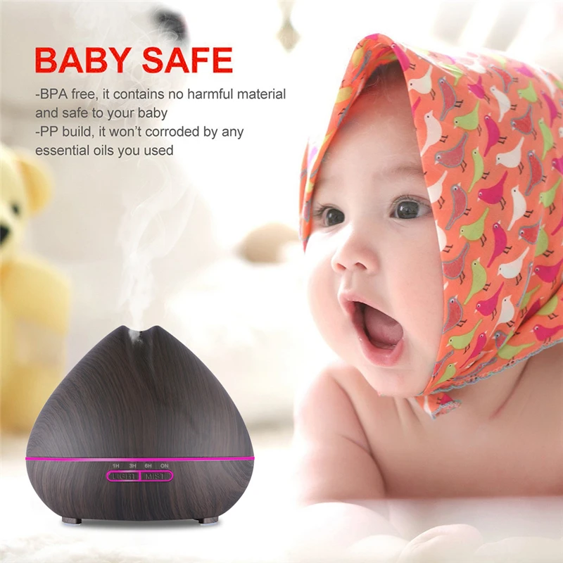 Diffuserlove 500MLAir увлажнитель воздуха с дистанционным управлением, диффузор эфирного масла, увлажнитель воздуха, светодиодный распылитель ароматерапии