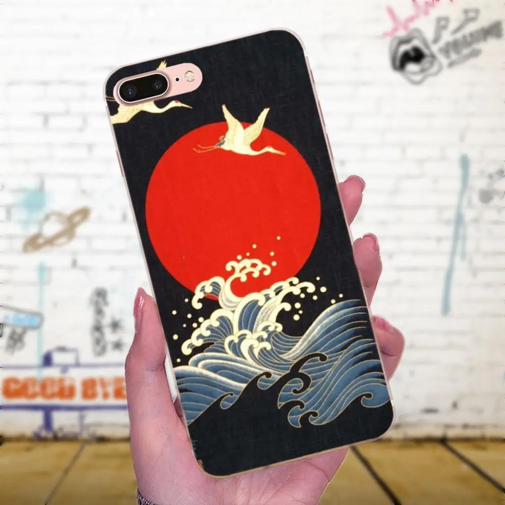 Японский кран Новинка Fundas Мягкий ТПУ сотовый телефон для Galaxy J1 J2 J3 J330 J4 J5 J6 J7 J730 J8
