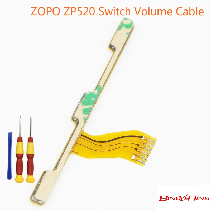 BingYeNing новый оригинальный главный гибкий кабель ZOPO ZP520 для включения/выключения +