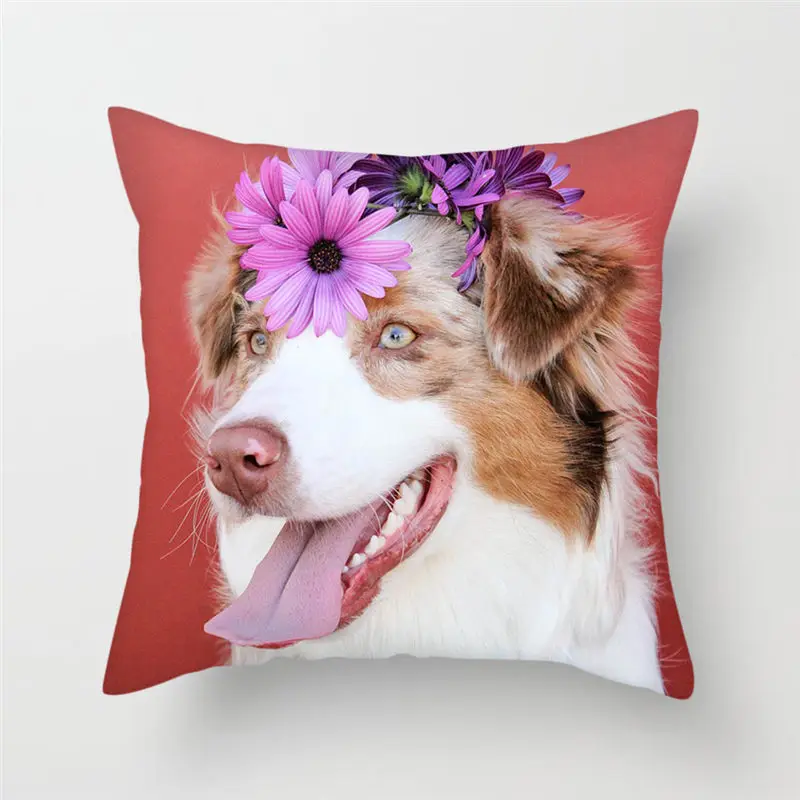 Чехлы на заказ для животных Fuwatacchi чехлы рисунки персонализированная льняная