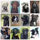 5D алмазная живопись сделай сам, картина лабрадоров, вышивка крестиком, собака, вышивка, вышивка, полная алмазная живопись, стразы, украшение комнаты