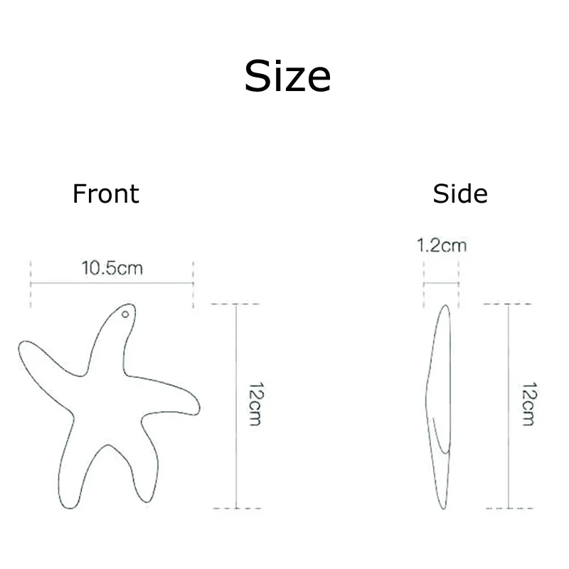 Mordedor de silicona seguro y saludable para beb&eacute;, juguetes mordedores de estrella de mar, cuidado de morder, cuentas de enfermer&iacute;a, regalo para beb&eacute;-3