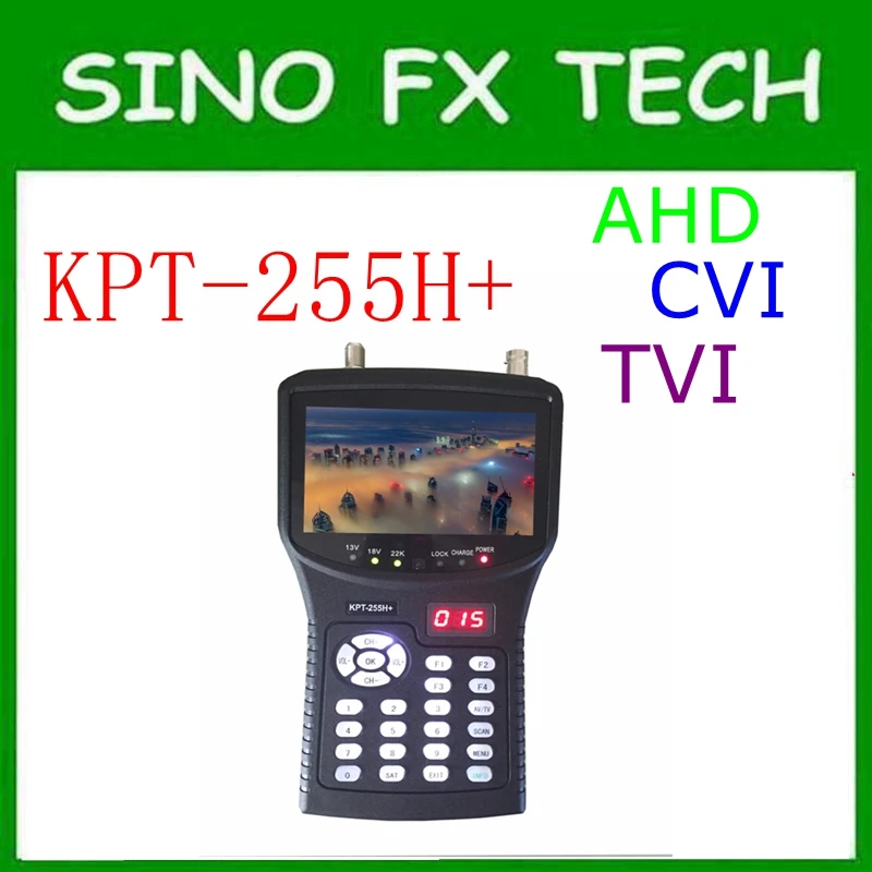 

DVB-S2 Digital HD Satellite Finder Meter KPT-255H+ 4.3Inch TFT LCD show channels update from KPT-955H
