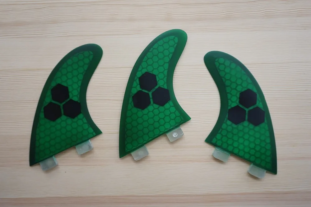 Бесплатная доставка яркие искусственные рифлёные плавники Thrusters G5 Fin (3 шт.) |