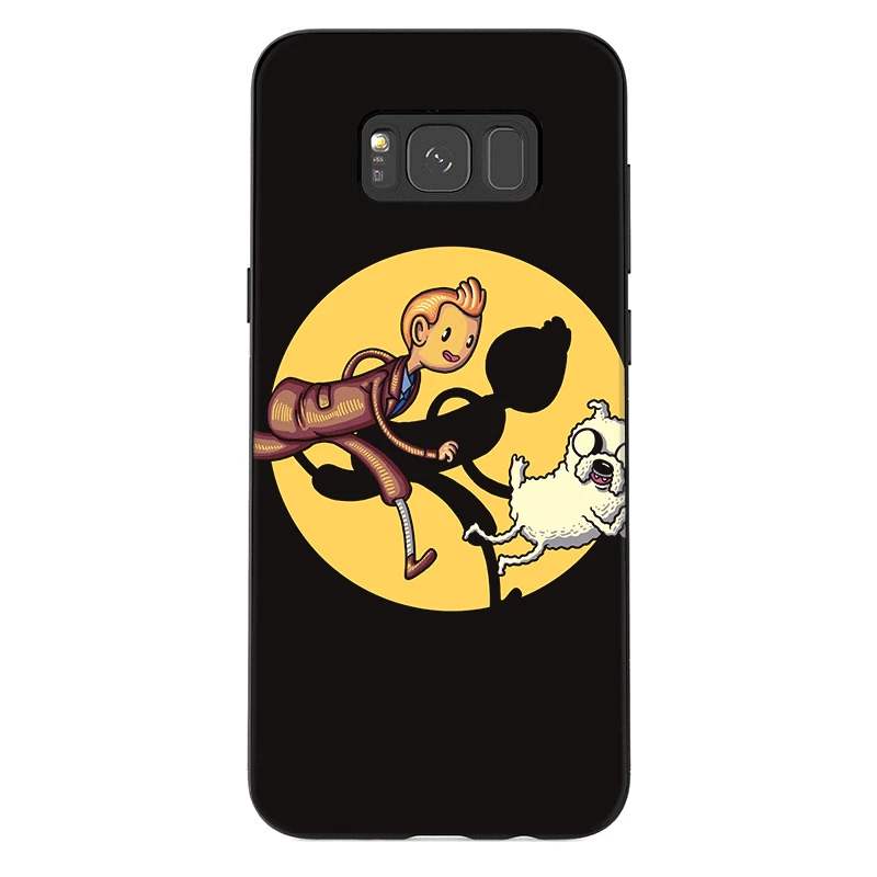 Adventures Of Tintin Silicone TPU Phone Case For Samsung S6 S7 Edge S8 S9 S10 Plus S10E Cover Protection | Мобильные телефоны и