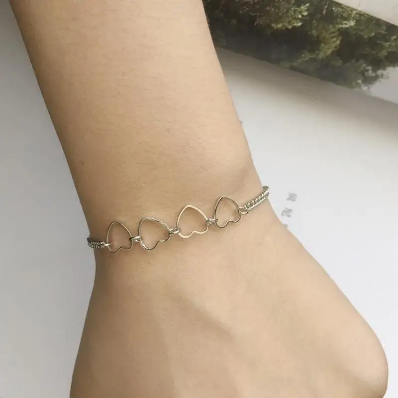 Новинка хит индивидуальный простой и элегантный браслет 4 серии с металлической