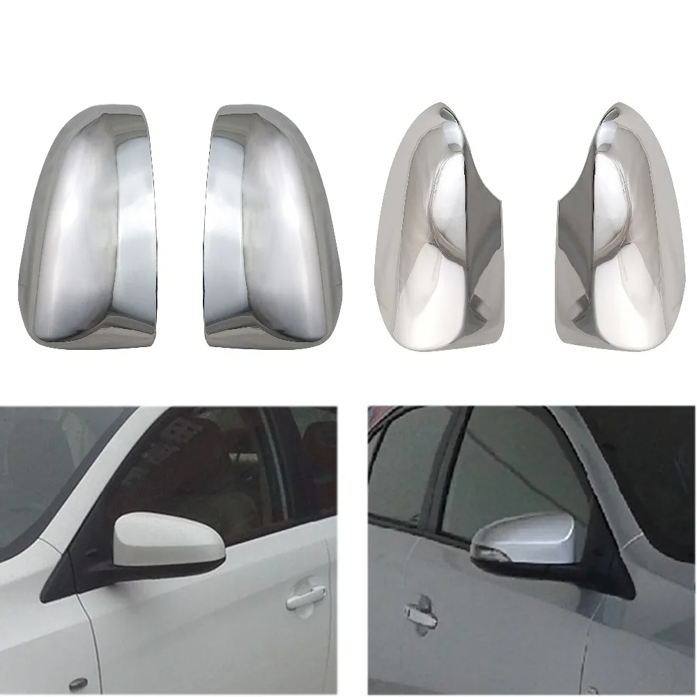 

Novel style 2PCS ABS Chrome plated Door Rearview mirror cover For Toyota2012 camry 2014 yaris Vios Fielder Axio accessories