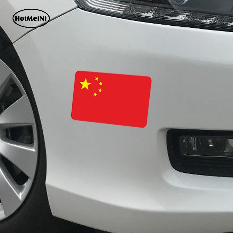 HotMeiNi 13 см x 9 1 автомобильный Стайлинг наклейка на автомобиль китайский флаг