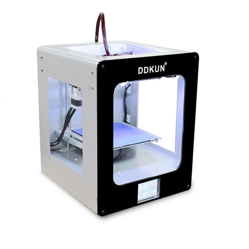Красный DDKUN 160 с одним соплом FDM 3d принтер Formax углеродное волокно PLA ABS TPU нити рабочего стола DIY Impresora печать пластиковые игрушки подарок - Цвет: Красный