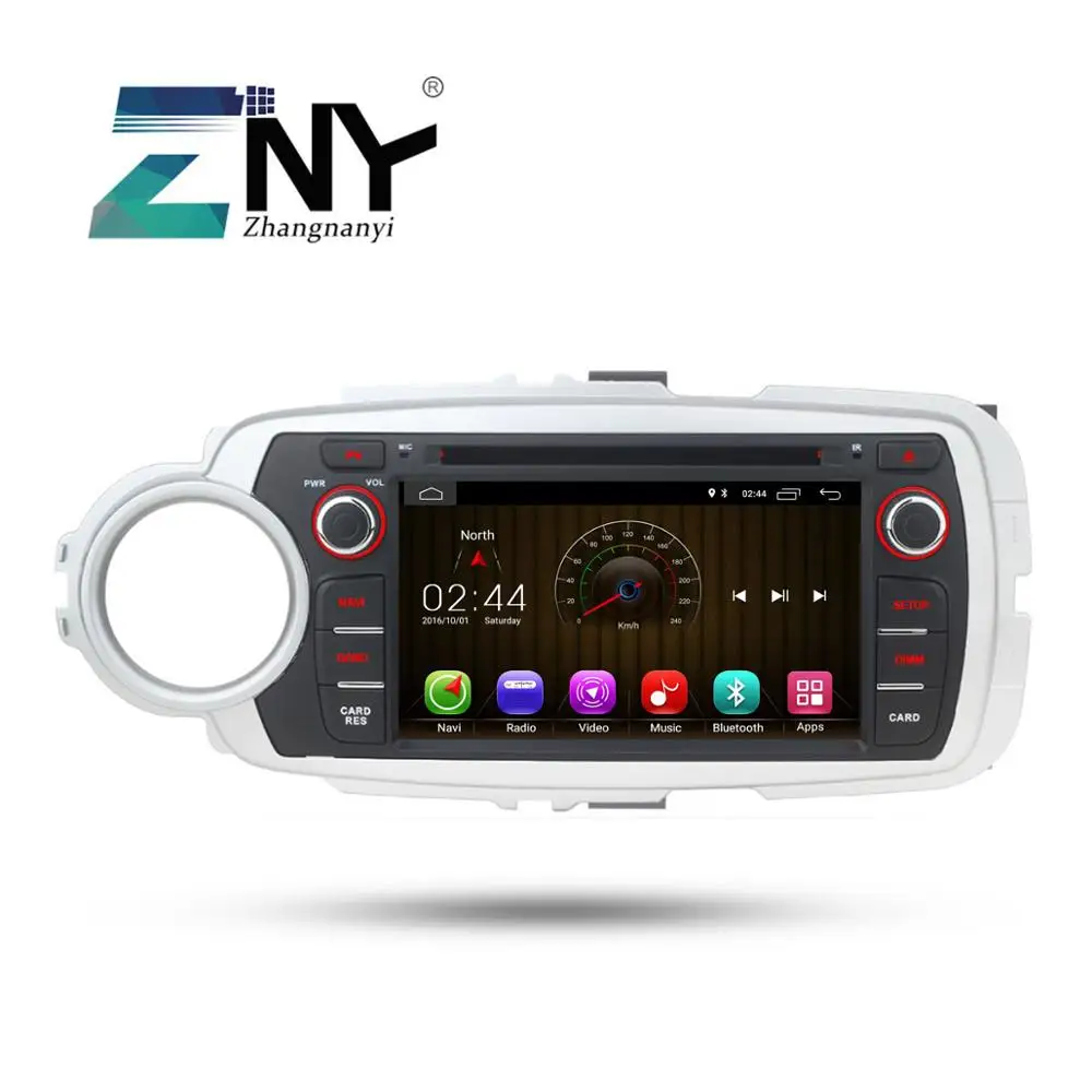 7 &quotHD Android 9 0 GPS для автомобиля стерео Toyota Yaris 2012 2013 2014 2015 2016 2017 Авто Радио FM видео