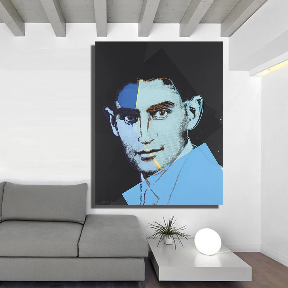 HDARTISAN Andy Warhol Franz Kafka из десяти портретов иудейских масляных картин на холсте