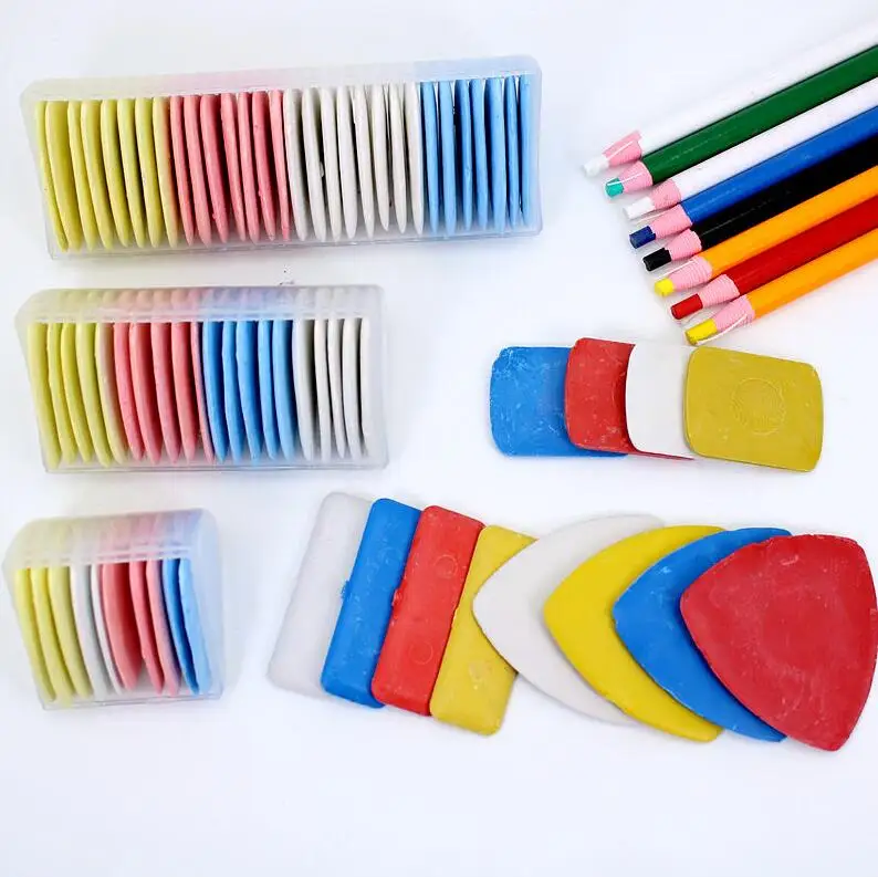 Colorful Erasable Fabric Tailors Chalk Tailor's Chalk Pencil Fabric Patchwork Marker Clothing Pattern DIY Sewing Tools GYH