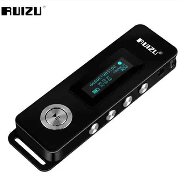 100% оригинальный цифровой диктофон RUIZU 8 ГБ мини mp3 плеер с шумоподавлением