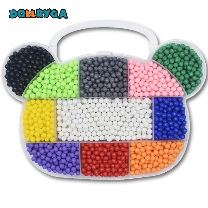 Волшебные бусины DOLLRYGA набор сплошных бусин для заправки водных липких в коробке