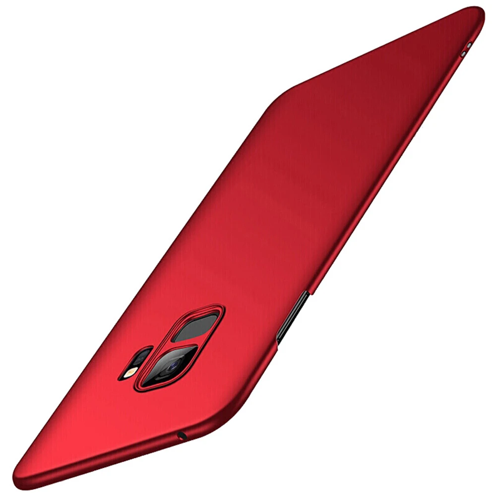 Матовый Жесткий чехол для телефона samsung Galaxy S10 S9 S8 Plus S7 Edge противоударный Гладкий