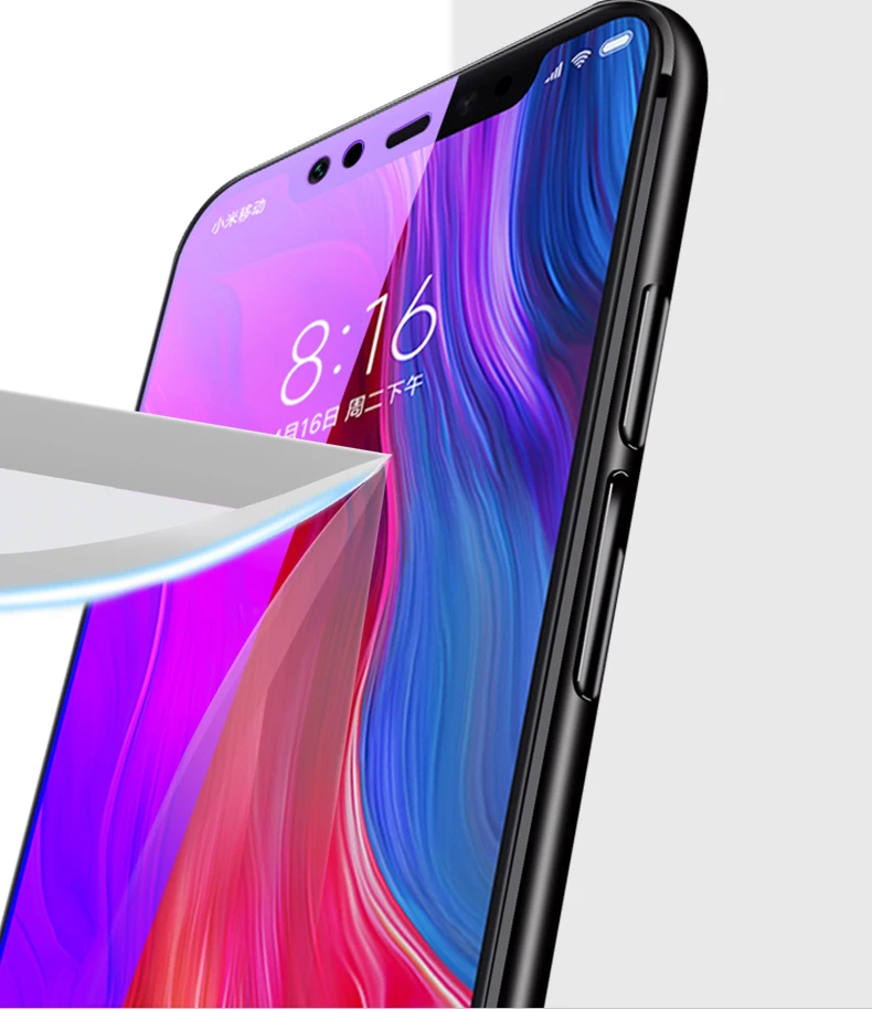 Полное закаленное стекло для Xiaomi MAX2 MIX2 5X 6X 8 Redmi 5 4X Note 3 5A S2 защита экрана анти Blu-Ray |