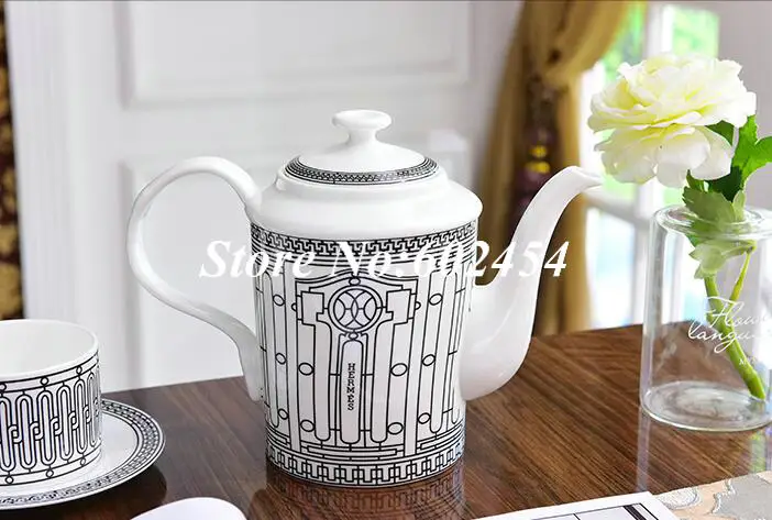 coffee pot Новые поступления Западная керамика обеденная тарелка - Цвет: coffee pot