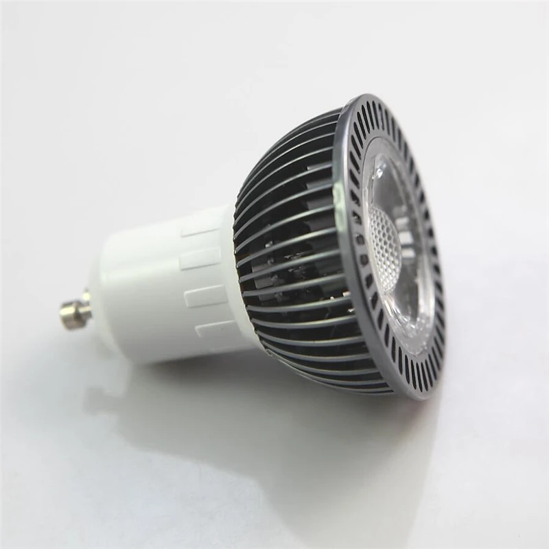 Диммируемый Светодиодный прожектор 7 Вт Epistar GU10 700lm COB точечный светильник AC110V / 220V