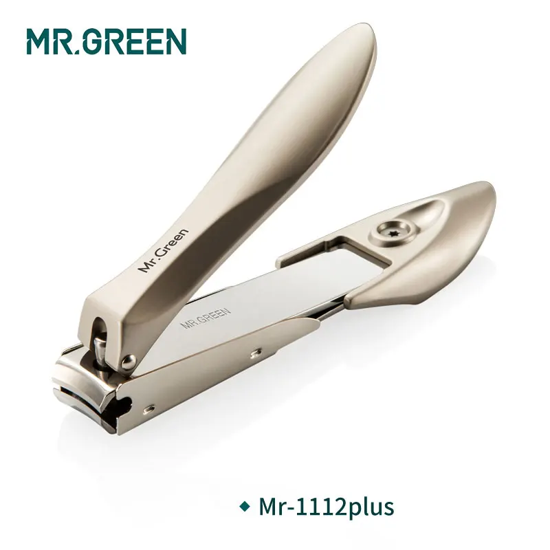 MR.GREEN high quality Medium Size Stainless Steel Nail Clipper Cuticle Scissors Nail Nail Cutter Manicure Trimmer Nail Art Tool - Цвет: Mr-1112plus