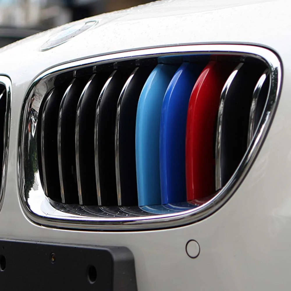 Car styling Front Grille Three-color Modified Reflective Sticker And Decal For BMW X1 X3 X4 X5 X6 M3 M5 | Автомобили и мотоциклы