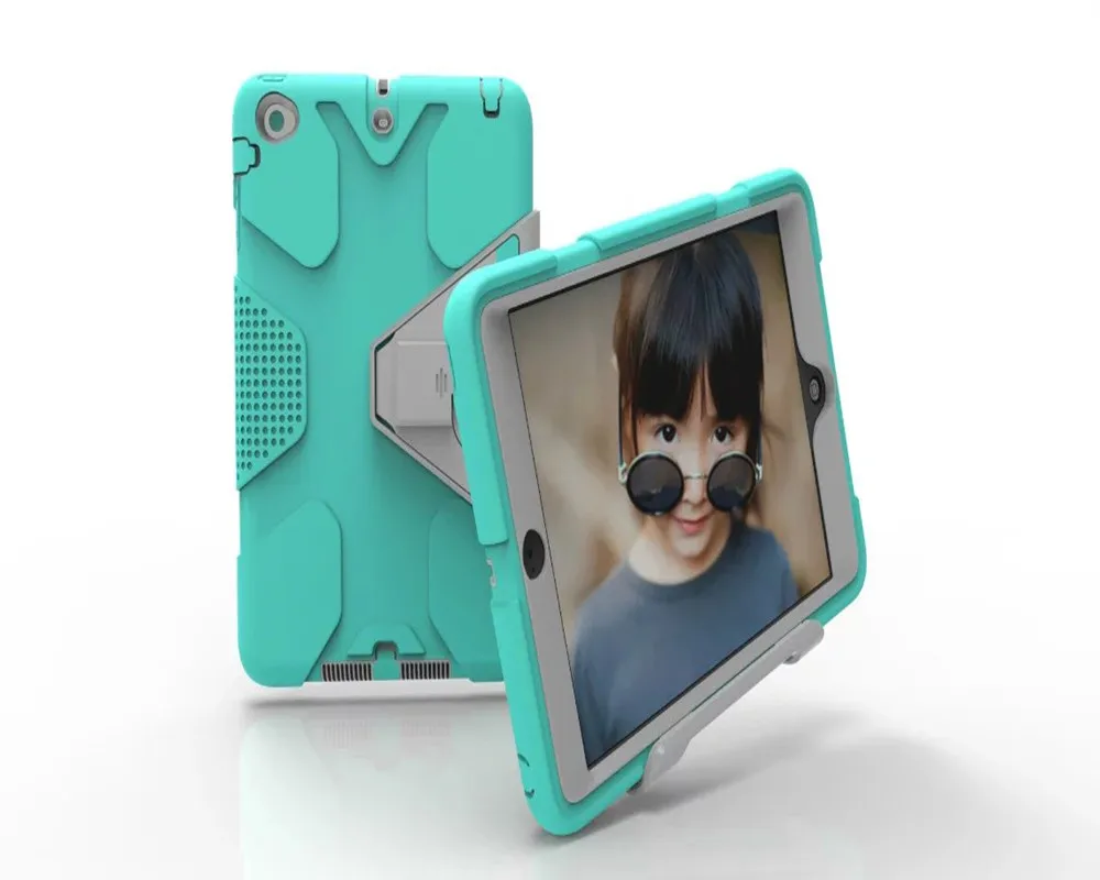 Новый модный силиконовый чехол для iPad Mini 1/2/3 роскошный ударопрочный с полным